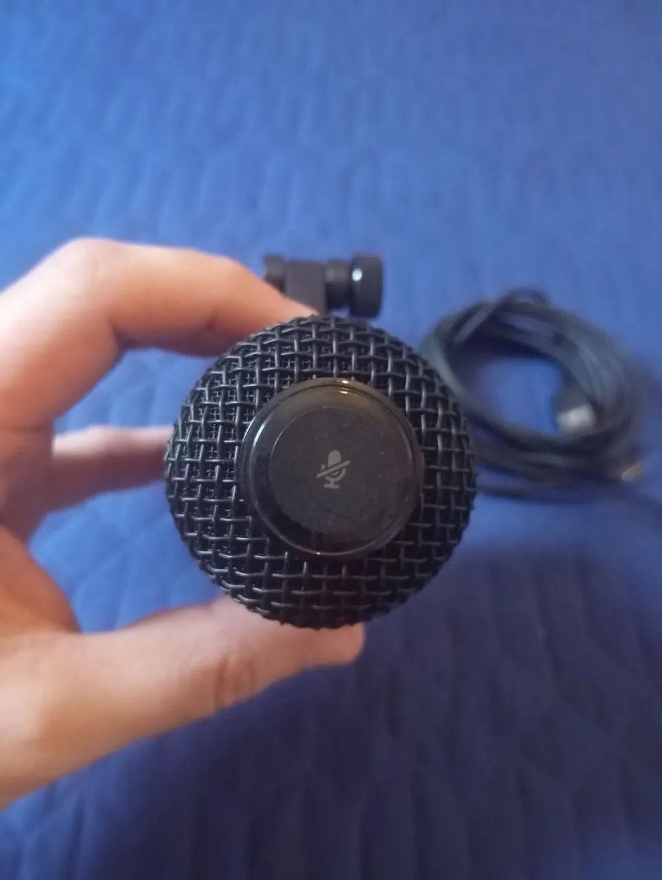 Microfone condensador HyperX Solocast - alta resolução - Foto 4
