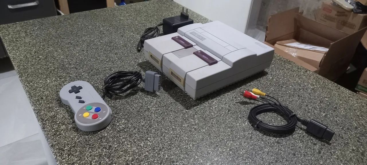Super Nintendo completo funcionando 100% - Foto 2