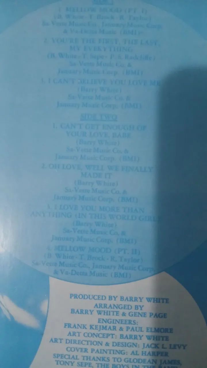 Disco vinil Barry White "cant get enough" usado - Foto 3
