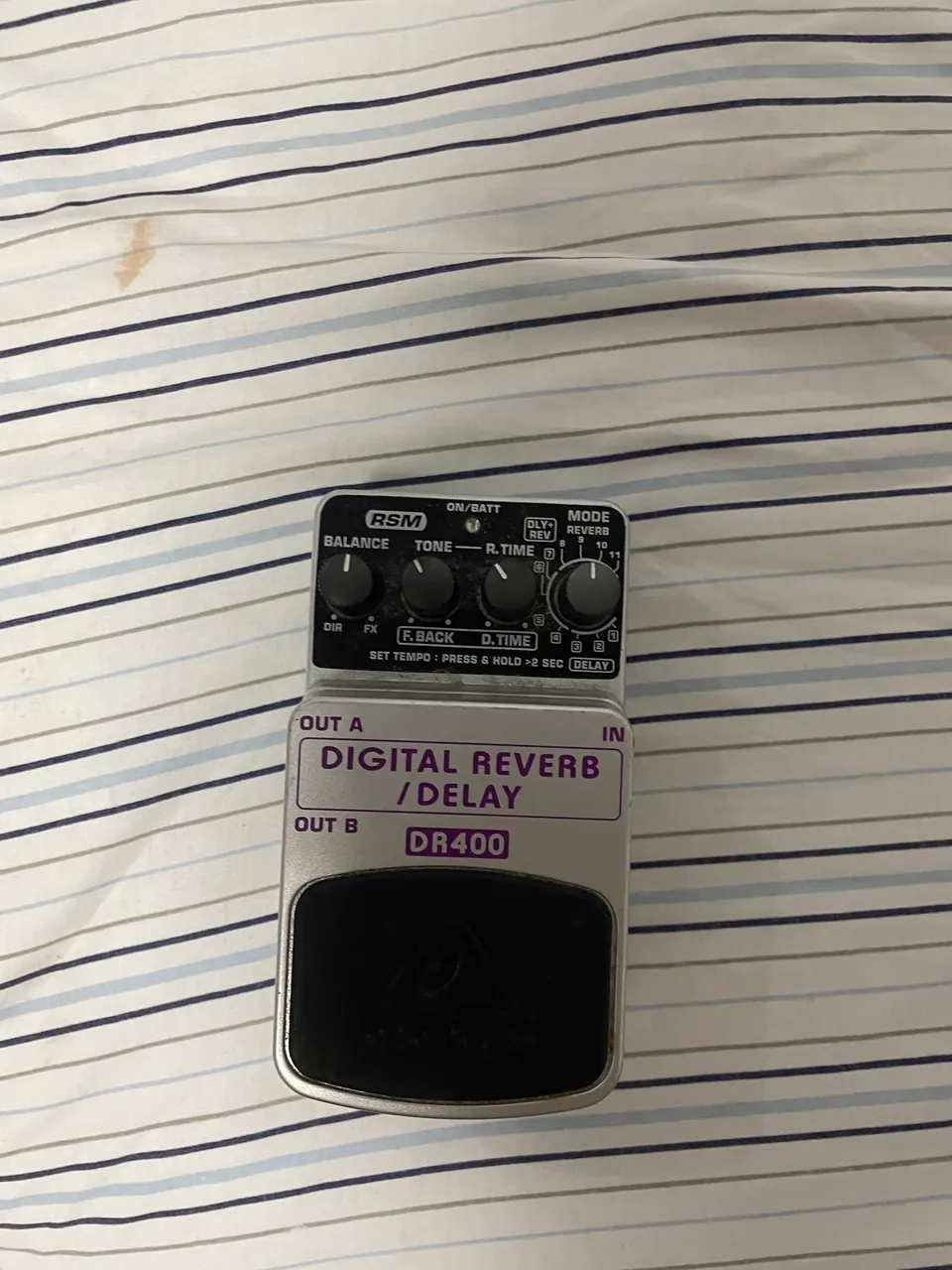 BEHRINGER DR400 REVERB/DELAY - Instrumentos musicais - Senador