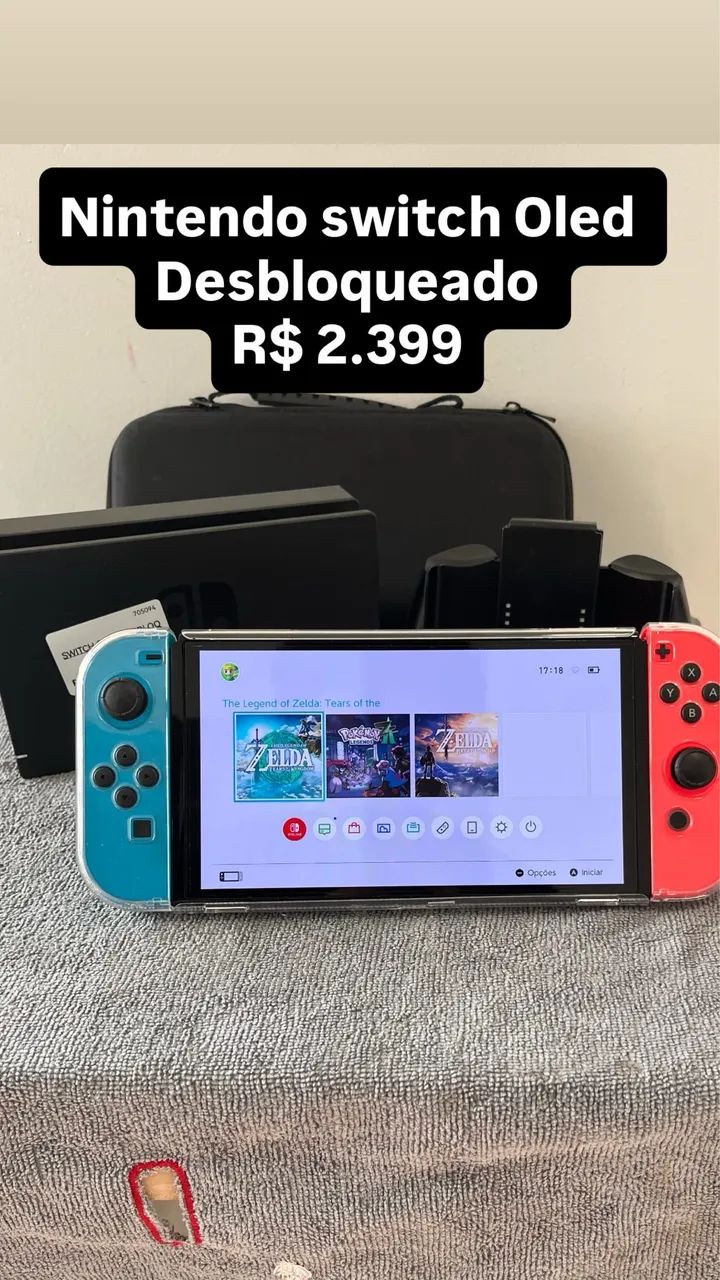 Nintendo switch Oled desbloq 