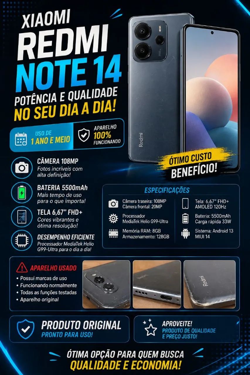 XIAOMI REDMI NOTE 12