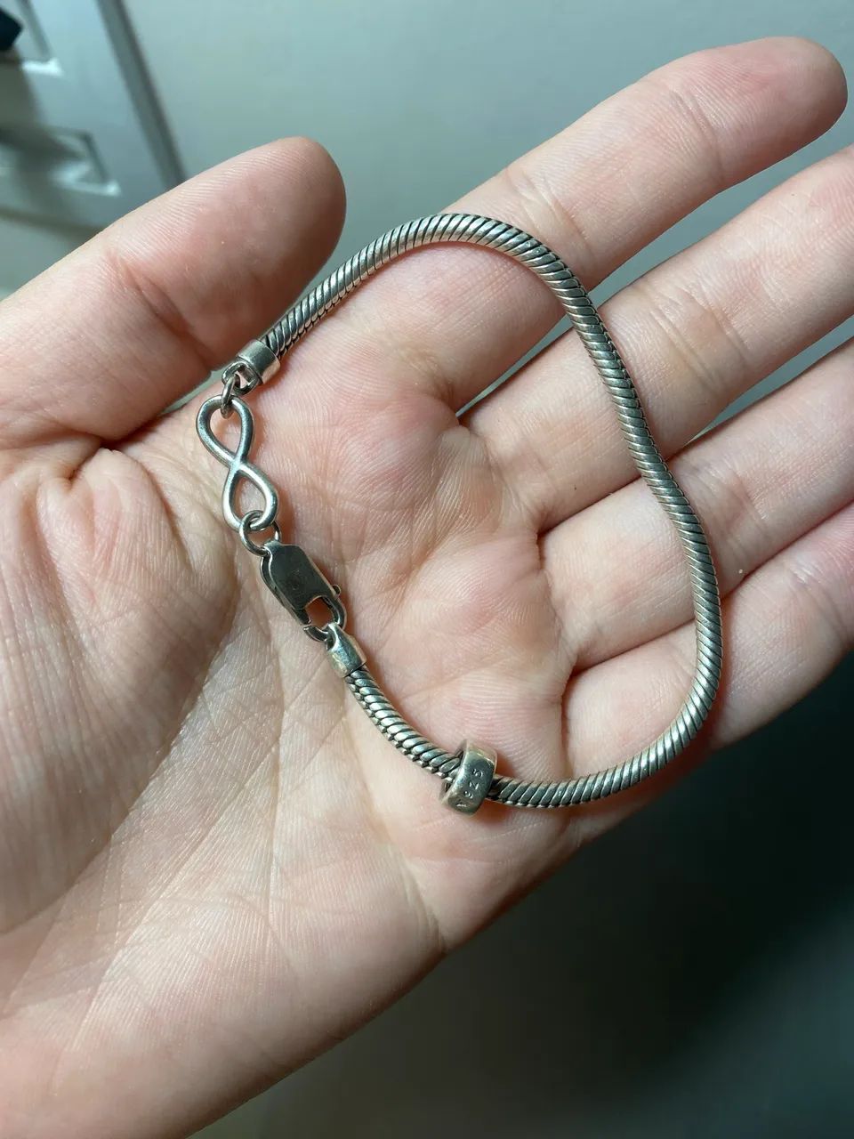 Pulseira Life Infinito Vivara (Prata 925) - Foto 3