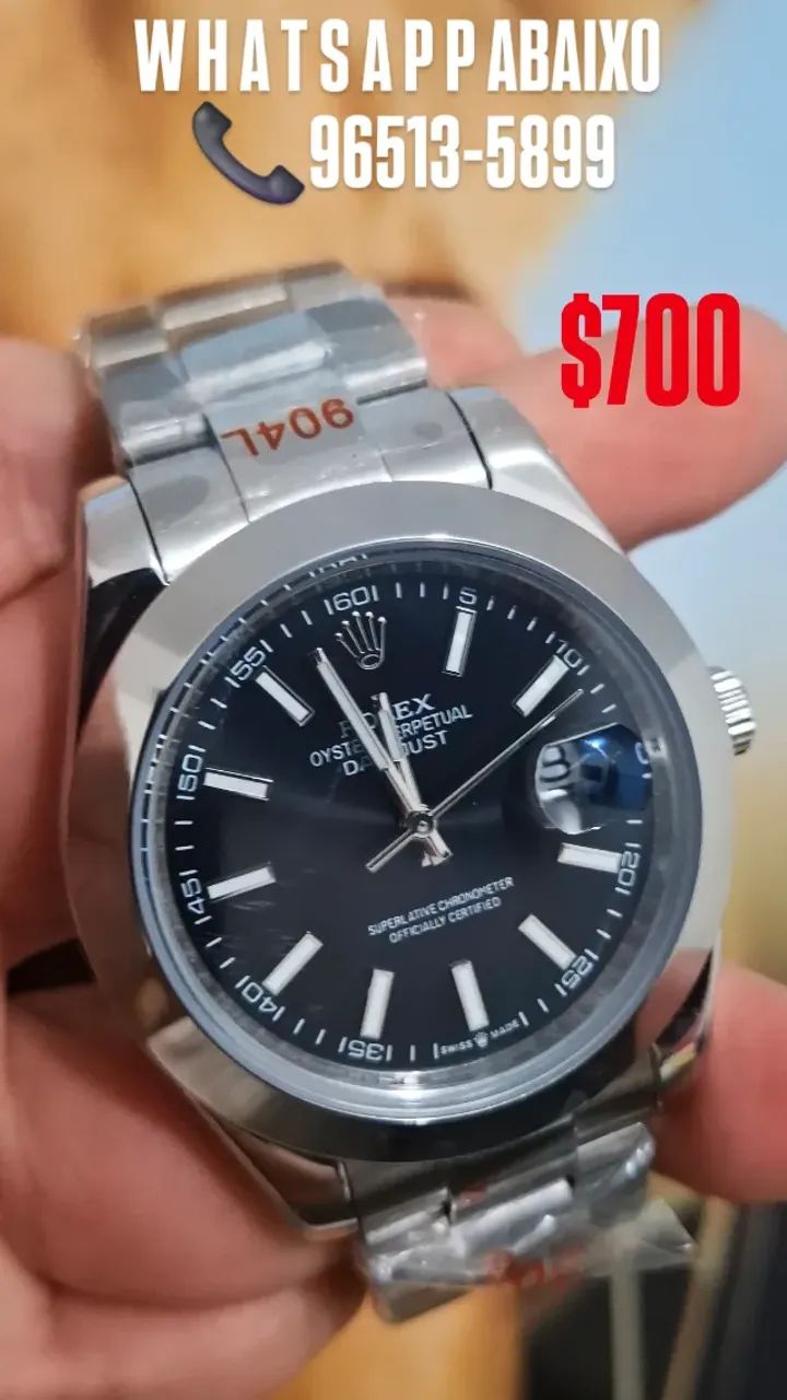 Relogio ROLEX DATEJUST AUTOMÁTICO  PULSEIRA OYSTER  - Foto 2