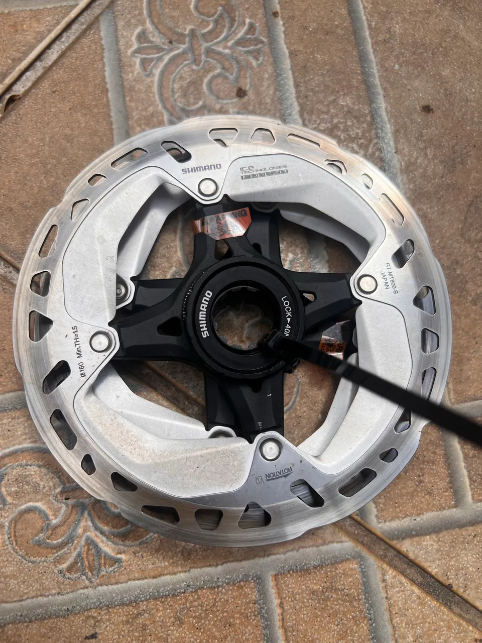 Par Disco Shimano RT-CL800 Ice Tech 140/160mm Original Novo