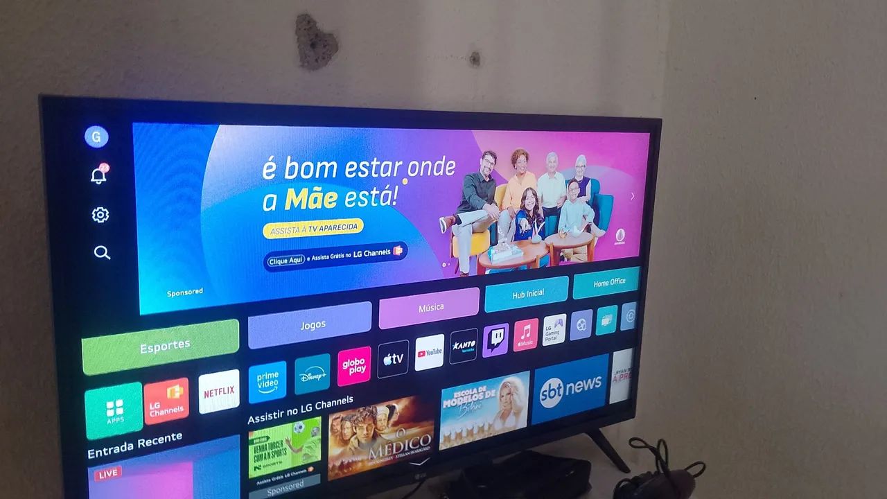 Tv LG 50 polegadas 4k e ainda com a notinha fiscal 