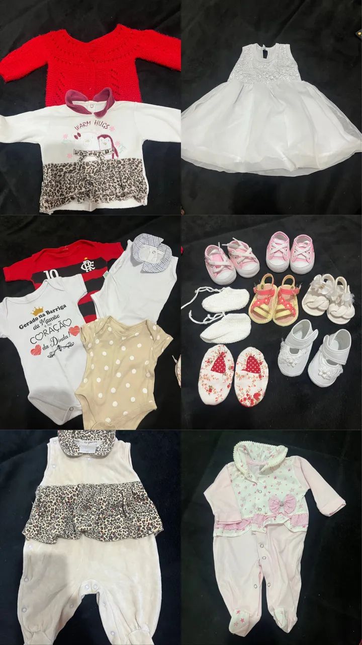 Lote de roupinhas de bebê 