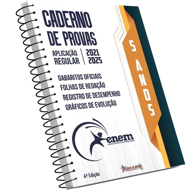 Planneriz | Caderno De Provas ENEM 05 Anos (2011-2025)