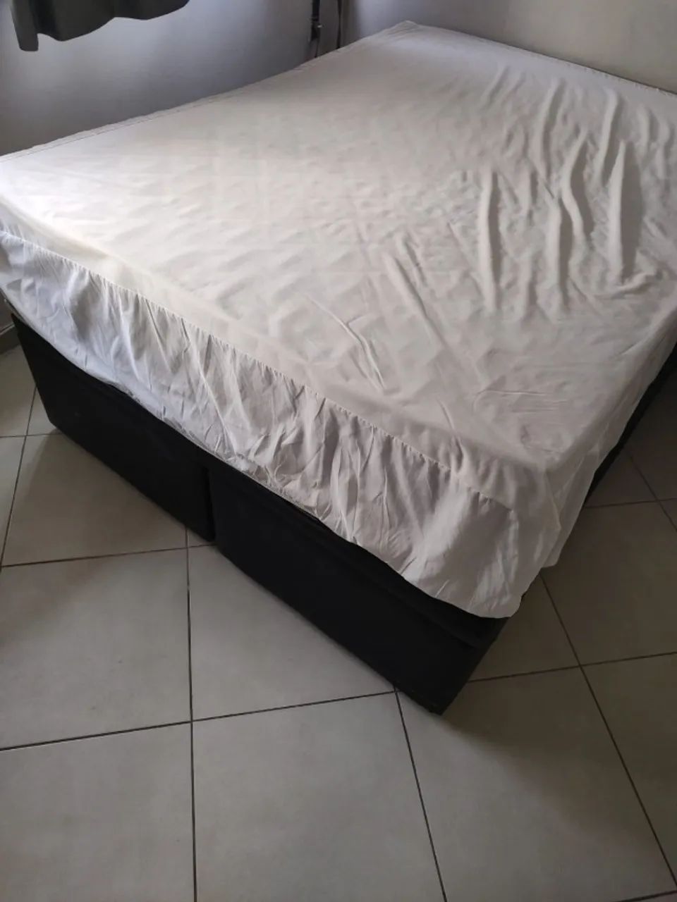 Cama Box de Casal Com Baú Ortobom