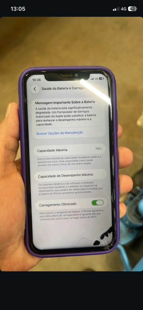 iPhone 11 tela quebrada  - Foto 2
