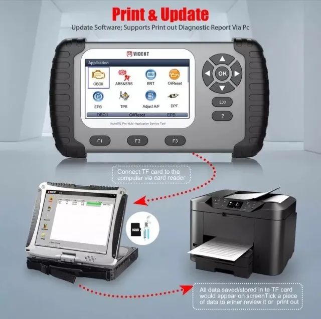 Scanner automotivo vident 702 + af - Foto 5