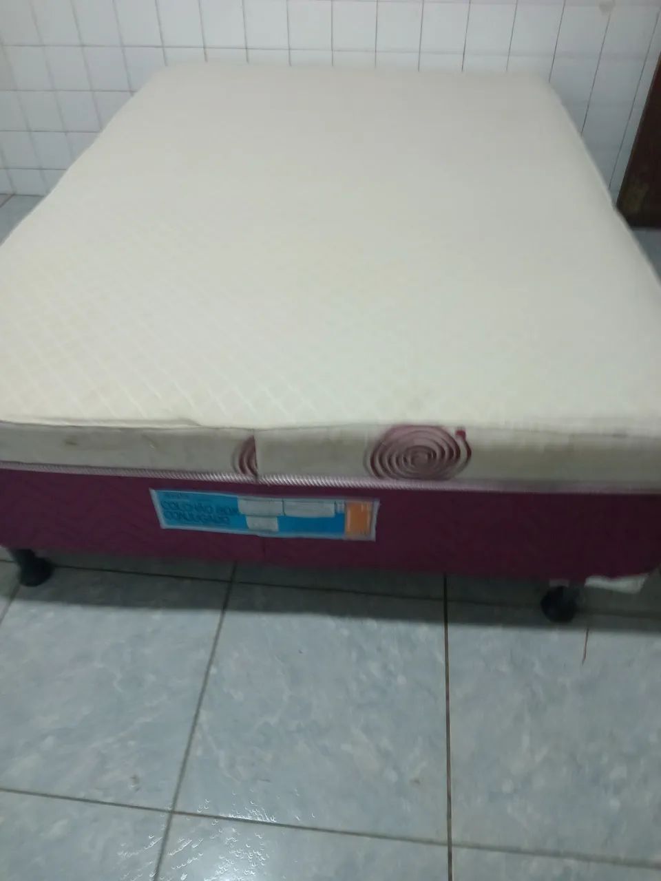 Cama box espuma casal 