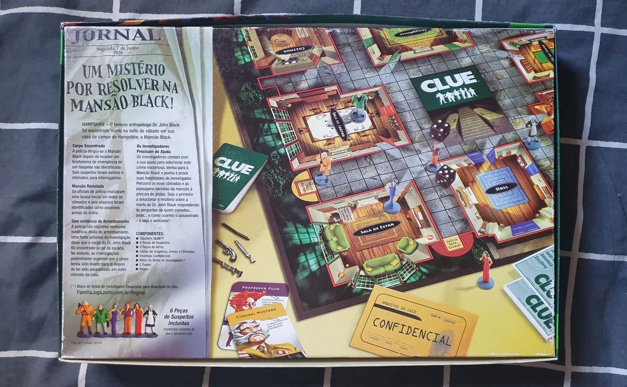 jogo clue hasbro - Foto 2