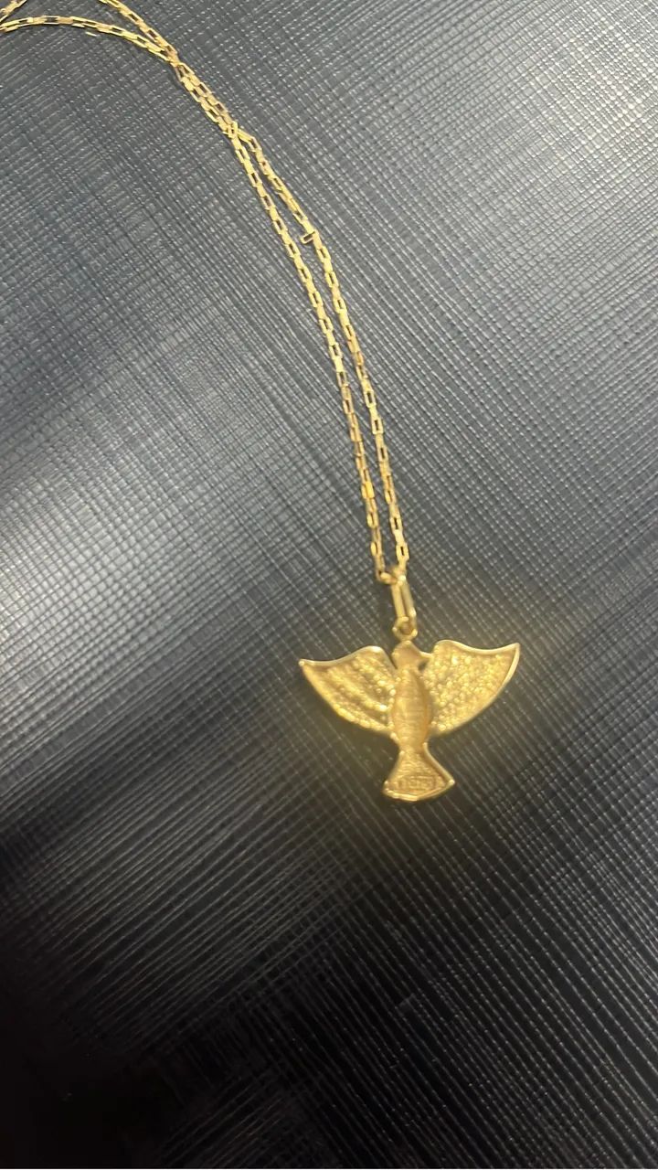 Cordão com pingente de ouro 3.3 gr. - Foto 2