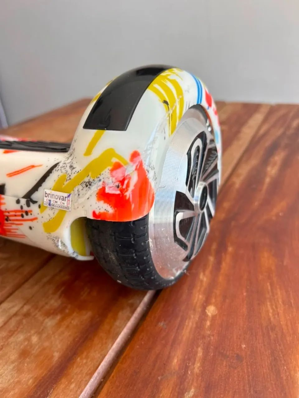 Hoverboard Skate Elétrico 6.5 Bluetooth Grafite - Foto 4