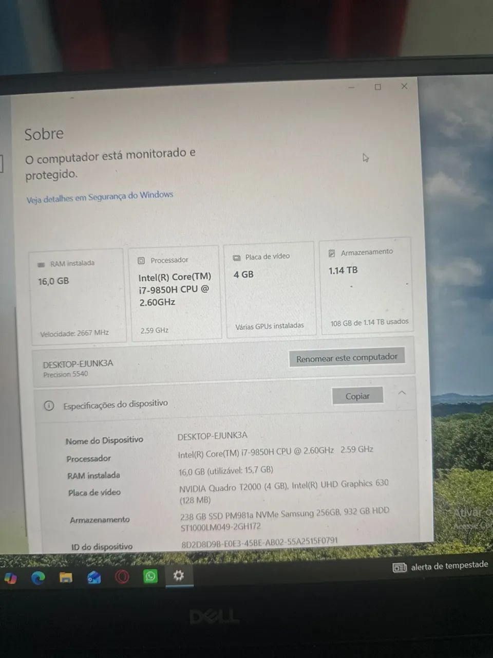 Dell precision 5540 