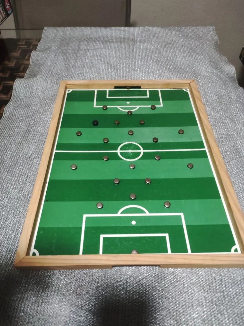 Campo de futebol de dedo 