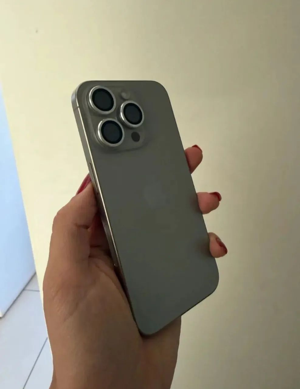 iphone 15 pro titânio natural 128gb