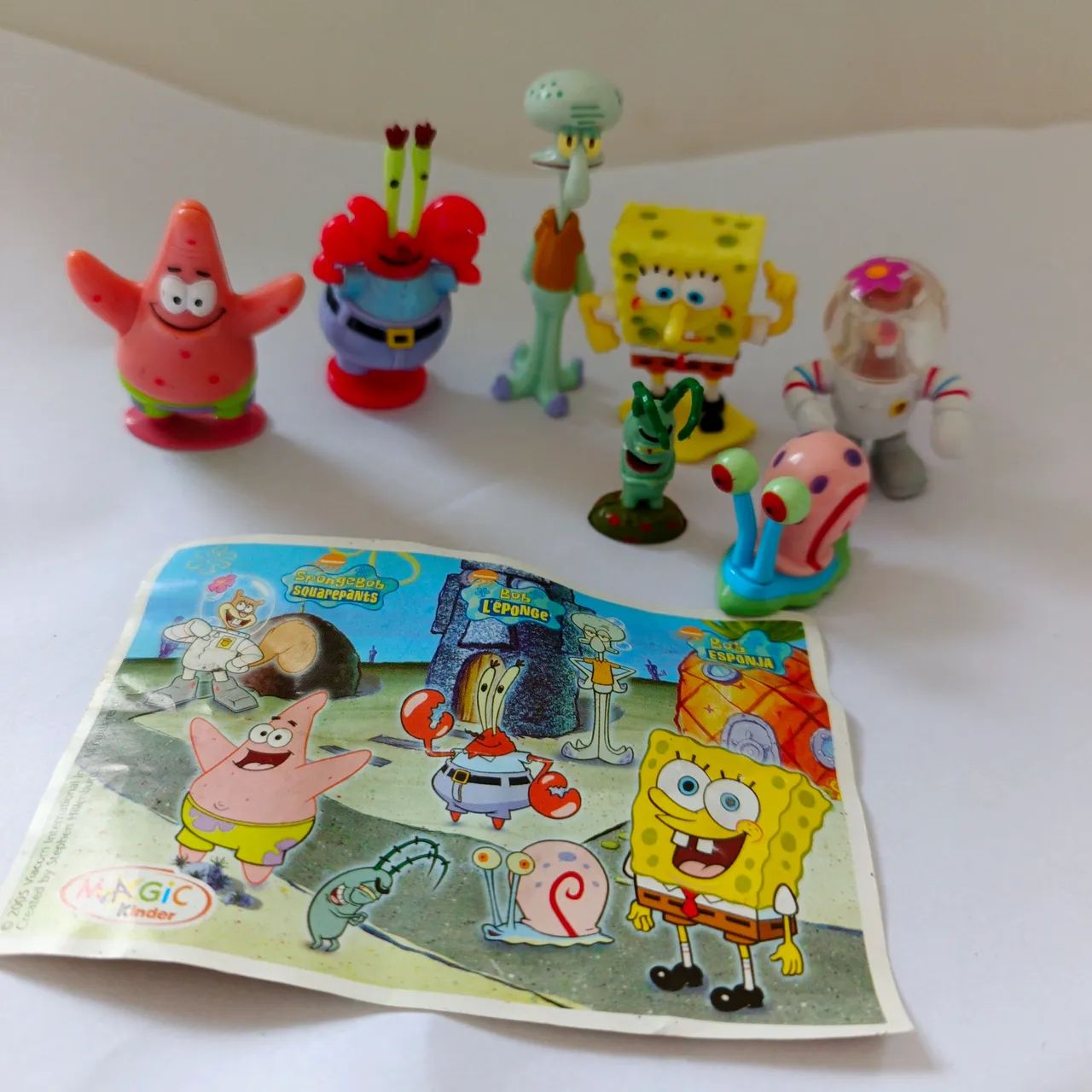 Kinder ovo coleção completa Bob esponja 