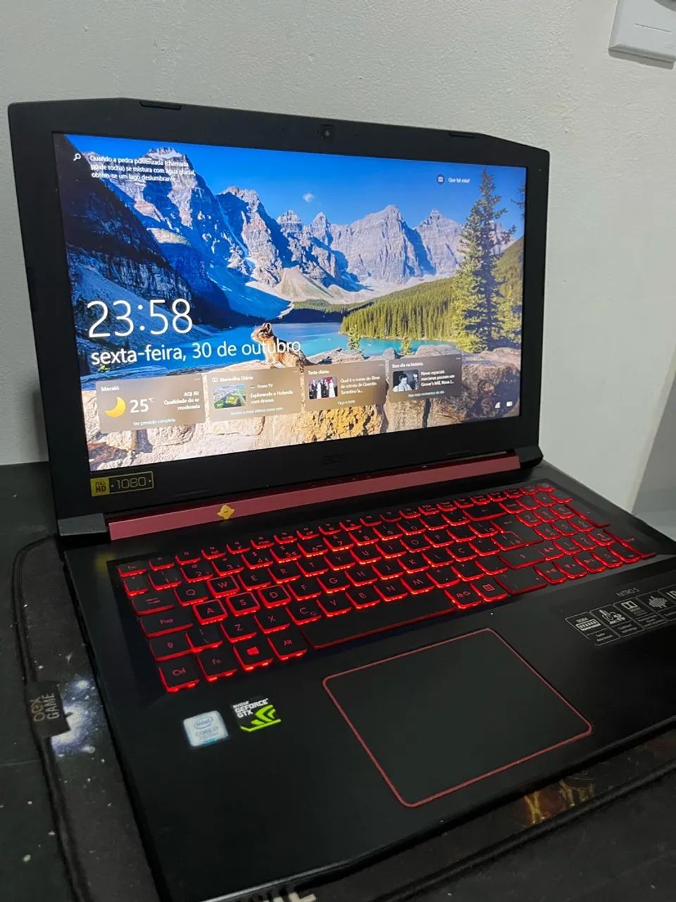 Notebook Acer NITRO gamer i7 