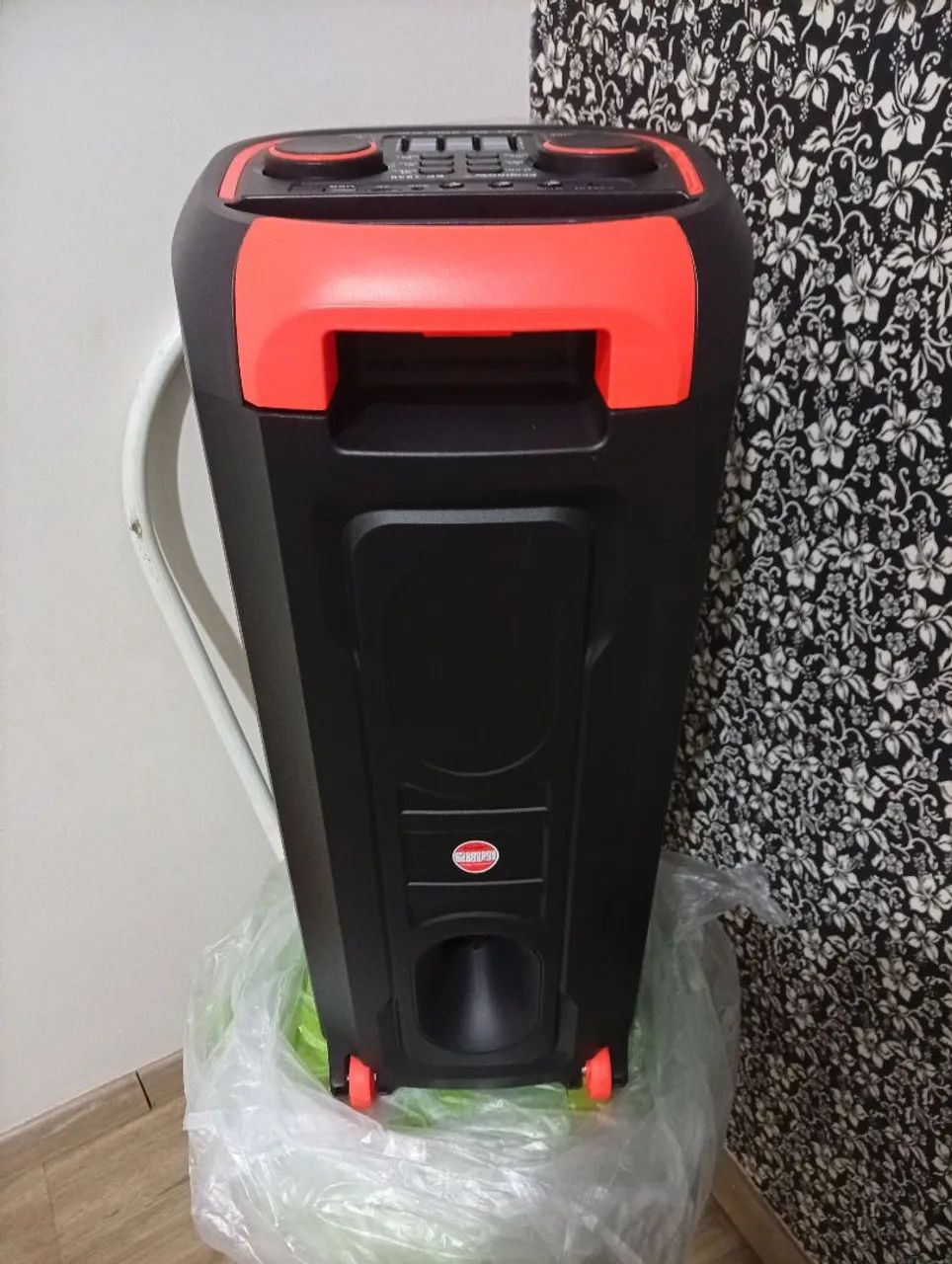 Caixa De Som Bluetooth LED Usb Sd Karaokê Ecopower Ep-1938 - Foto 3