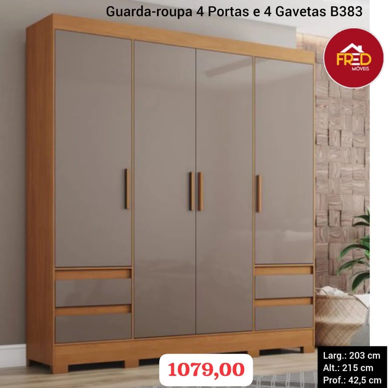 Guarda roupa promoção 