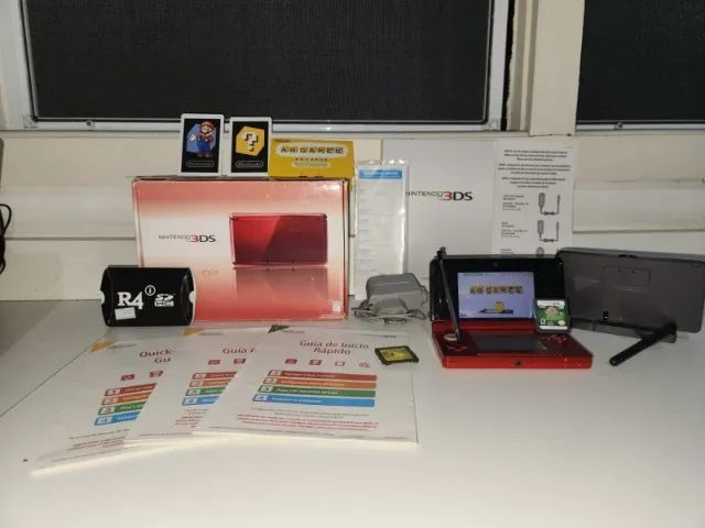 Nintendo 3DS Completo e Original - Canetas, Suporte, Caixa, AR Cards e Manuais. - Foto 2
