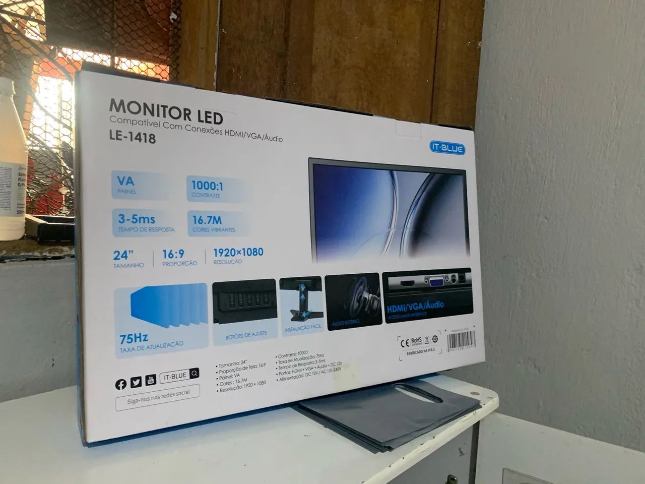 Monitor 24 polegadas pra sair logo  - Foto 3