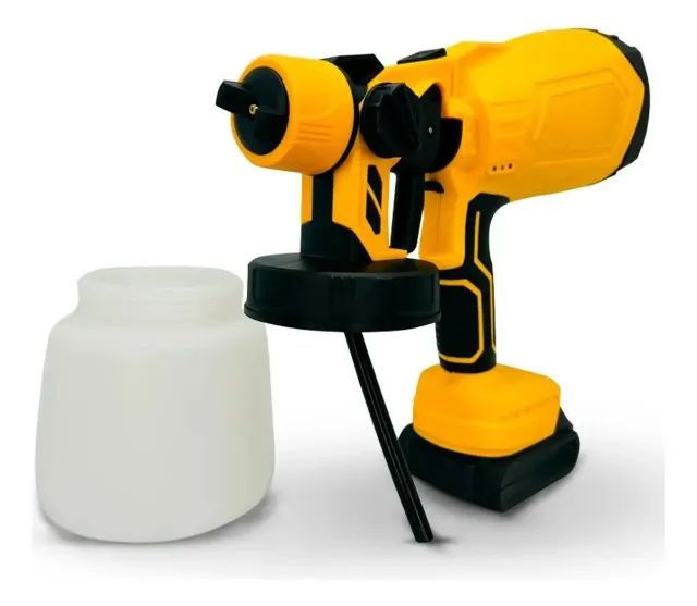 Pistola de Pintura Pulverizadora 21V 1300mAh (Kit com 2 Baterias) - Foto 5