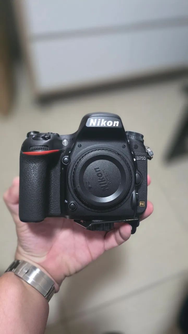 Câmera Nikon D750 Full Frame novíssimo.