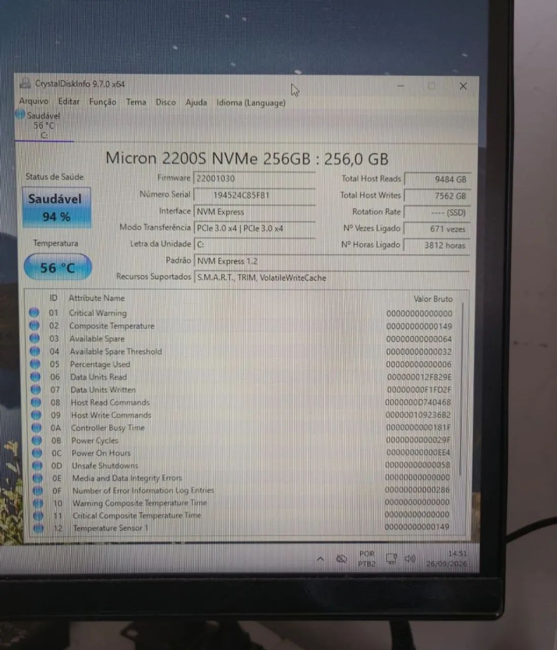 SSD NVMe 256gb. - Foto 2
