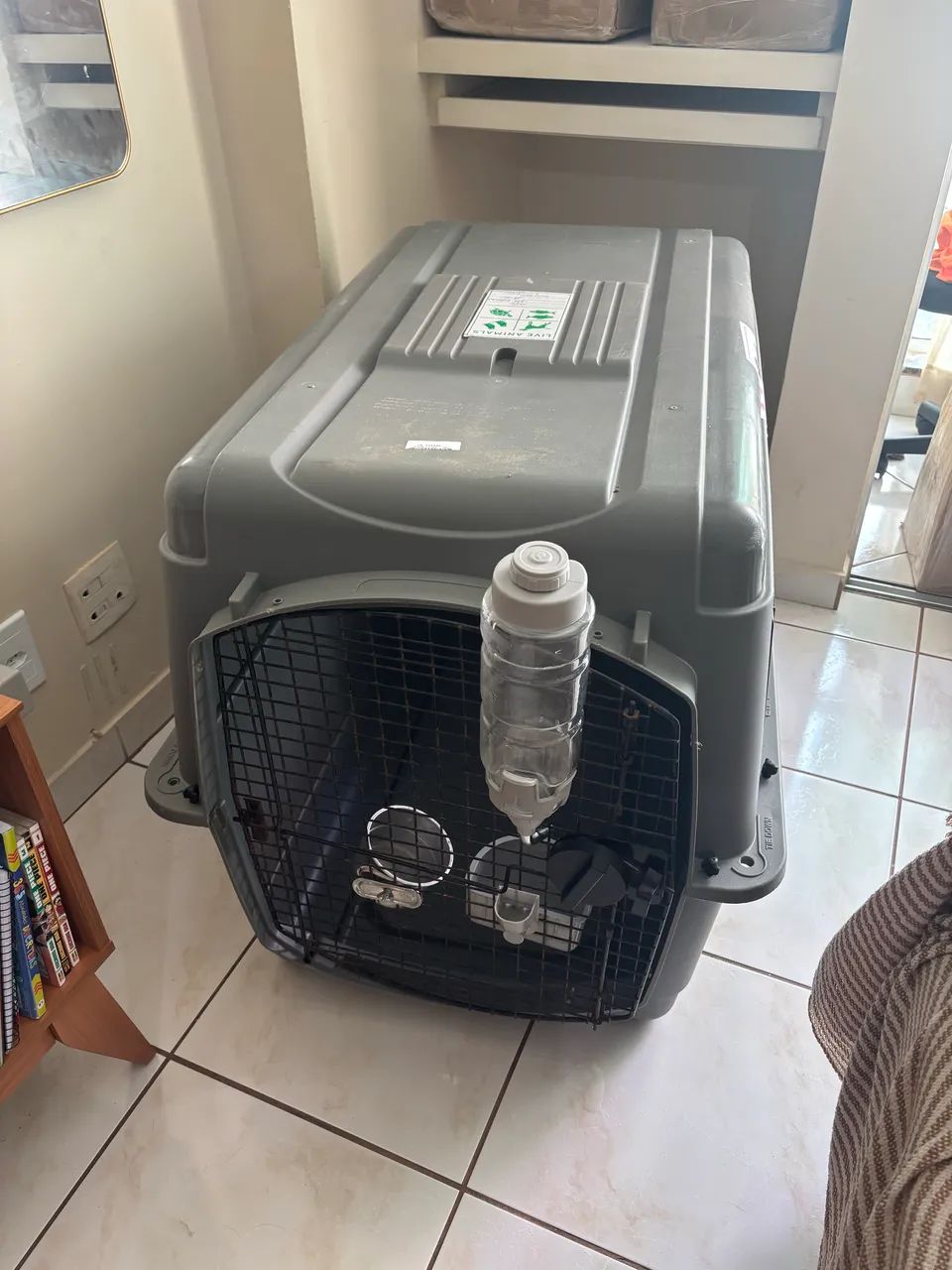 Caixa de transporte / Kennel / para pet de medio a grande porte - Foto 4