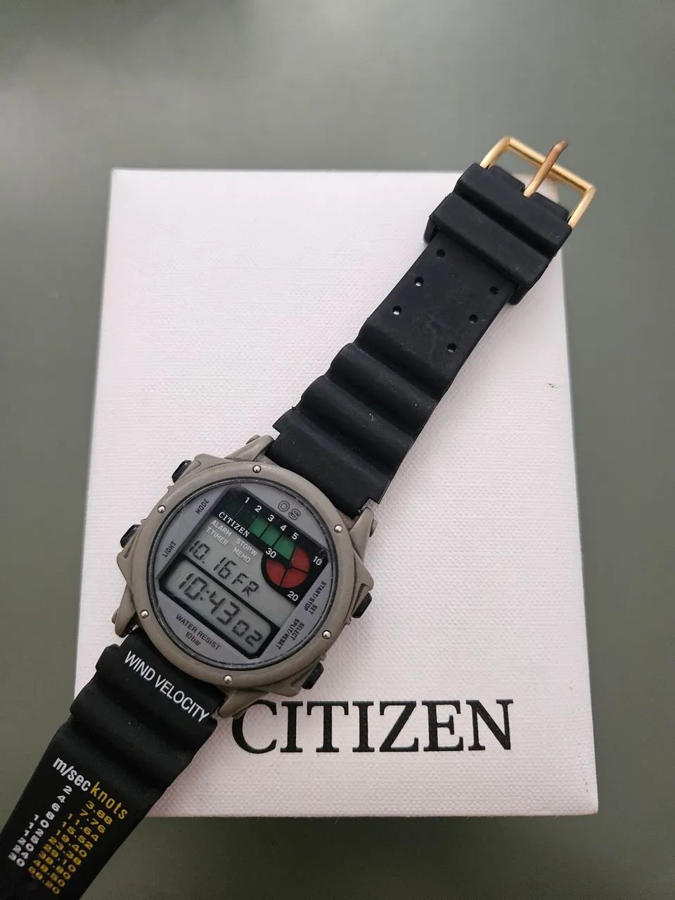 Relogio raro Citizen windsurf D100  - Foto 5