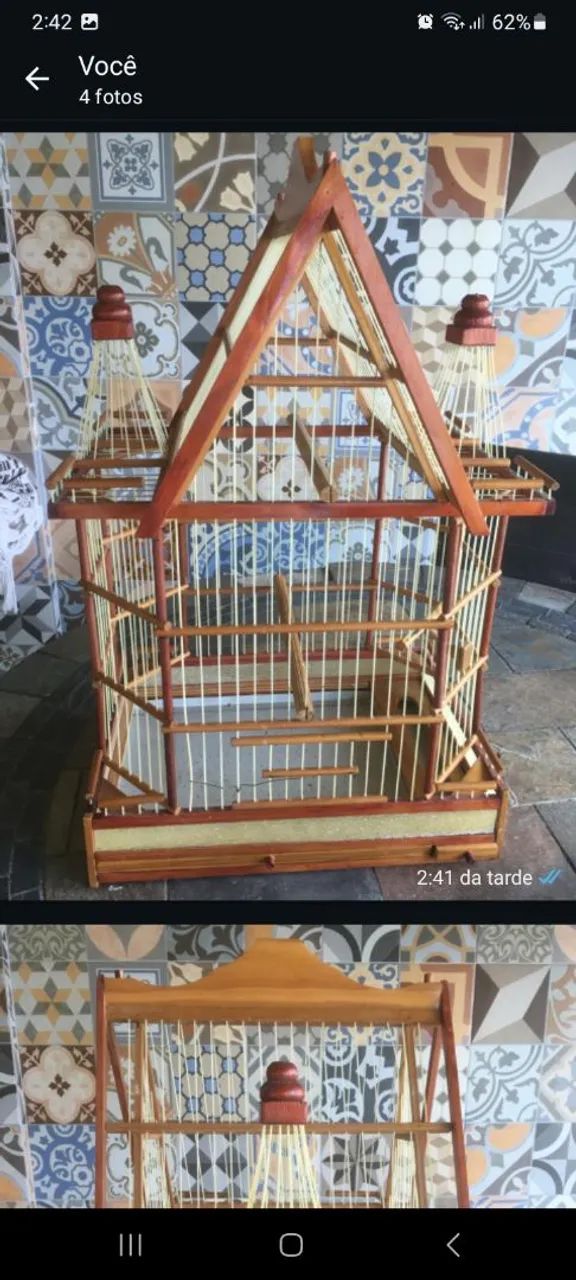 Gaiola  artesanal  linda  - Foto 3