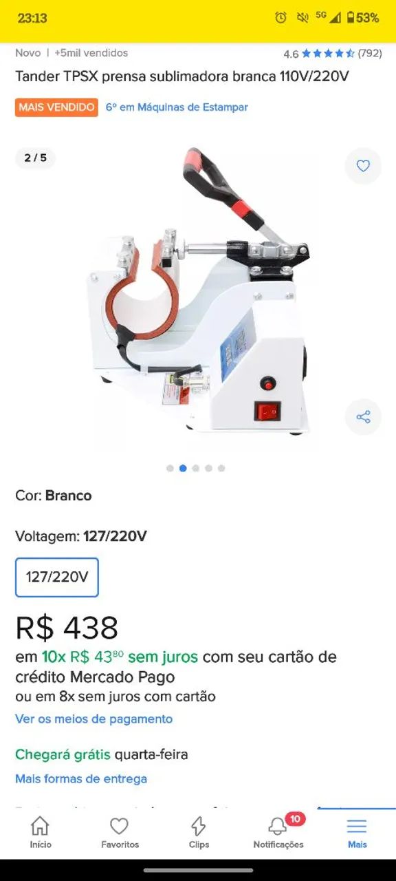 Prensa Térmica Nova