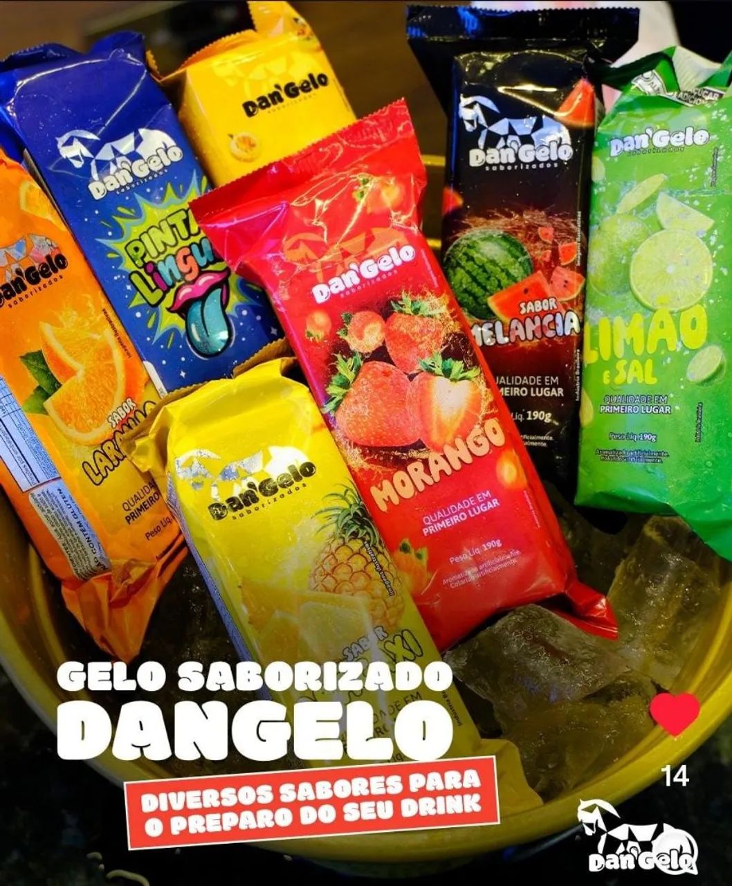 Gelo Saborizados 