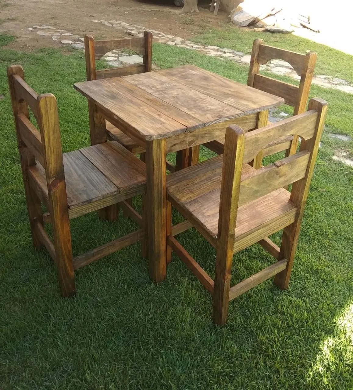 Jogo de Mesa 70x70 - Foto 4