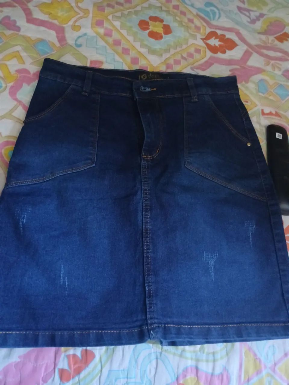 Saia jeans com Lycra  - Foto 2