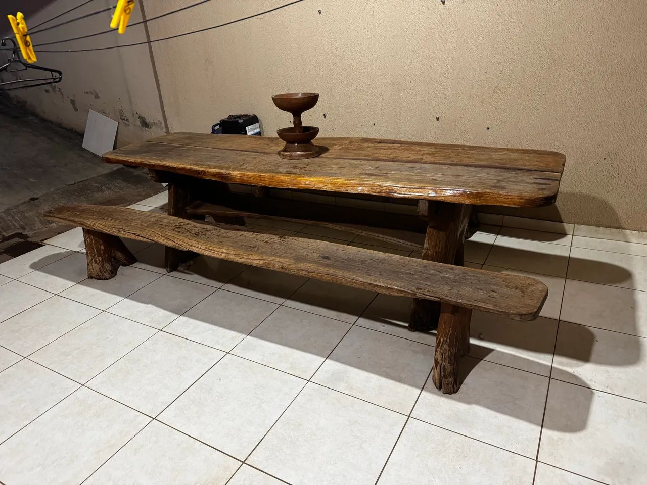 Mesa madeira maciça 3 metros