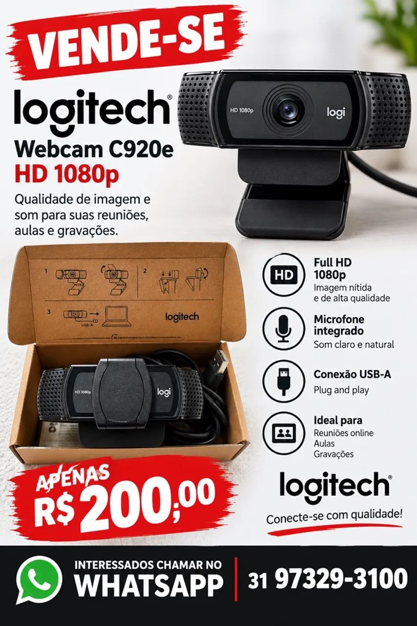 Webcam modelo C920e