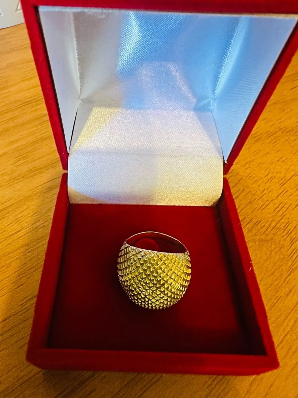 Anel ouro maciço 18k com 9 gramas - Foto 3