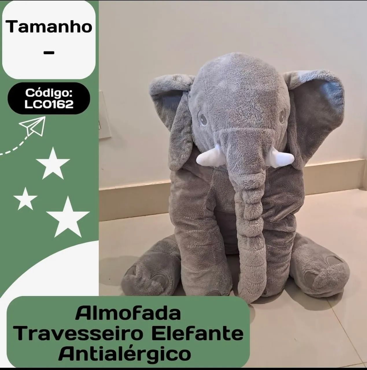 Almofada/ Travesseiro Elefante 