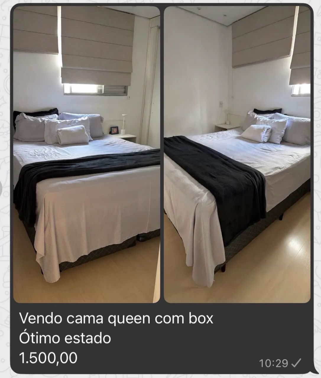 Cama queen colchão e box  - Foto 3
