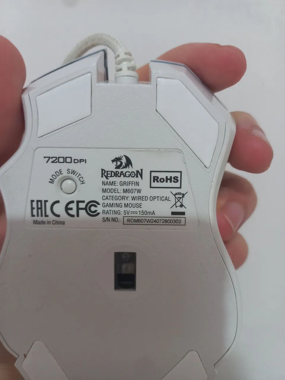 Mouse Red Dragon Griffin M607W 7200 DPI - Foto 2