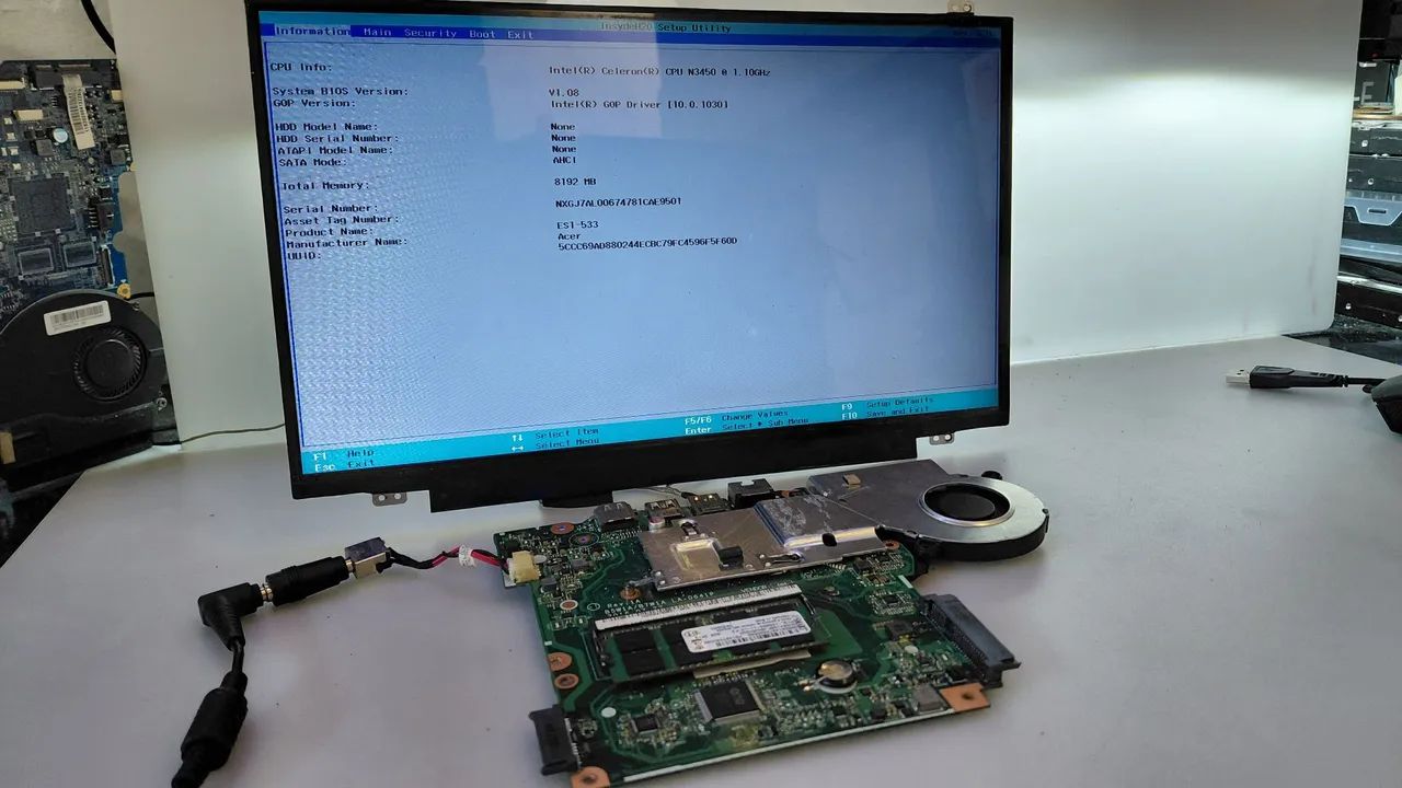 Placa mãe notebook acer aspire ES1-533 LA-D641P