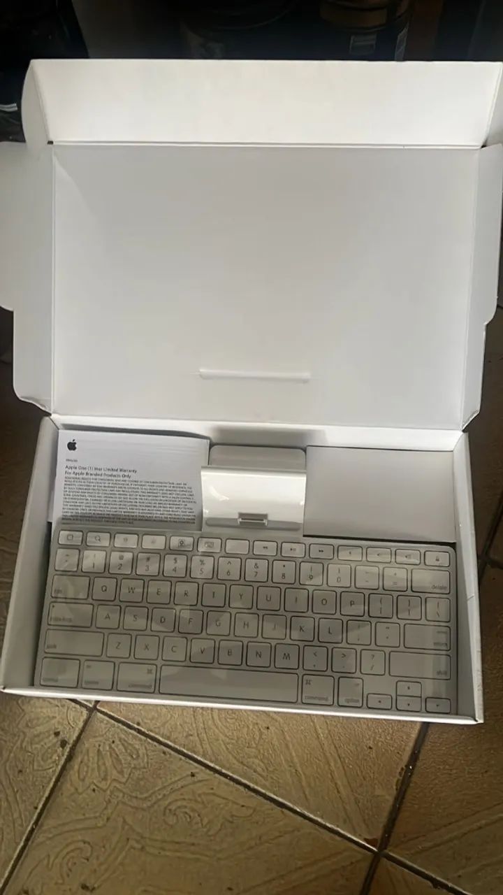 Teclado Dock Apple Ipad 30 Pinos A1359 100% Original Branco (Usado) - Foto 2