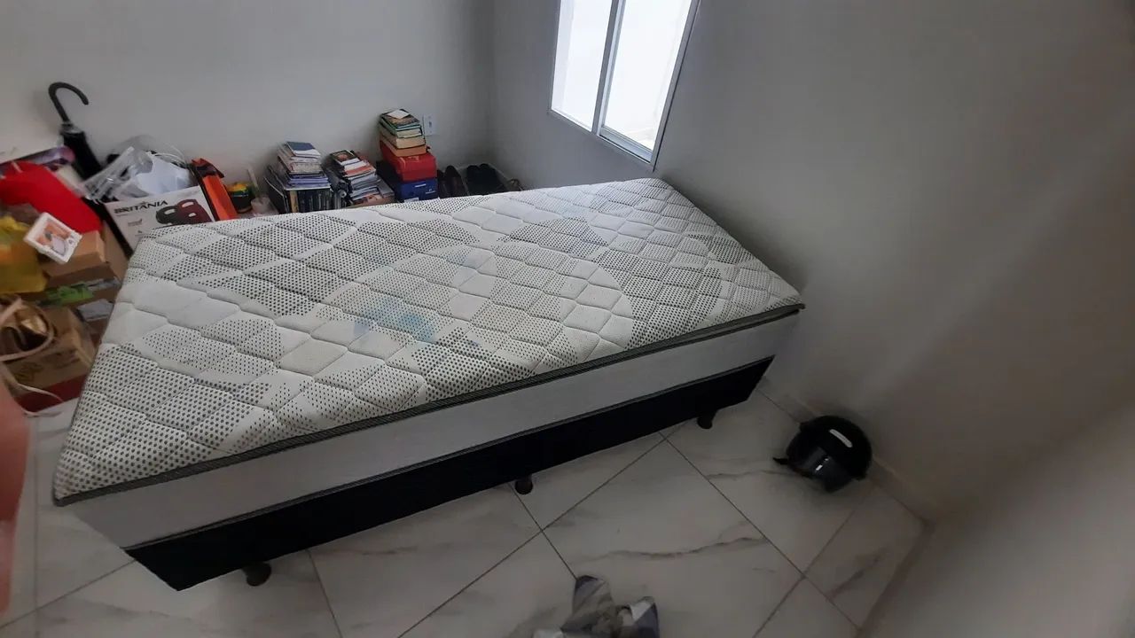 Vendo cama box de solteiro - Foto 5