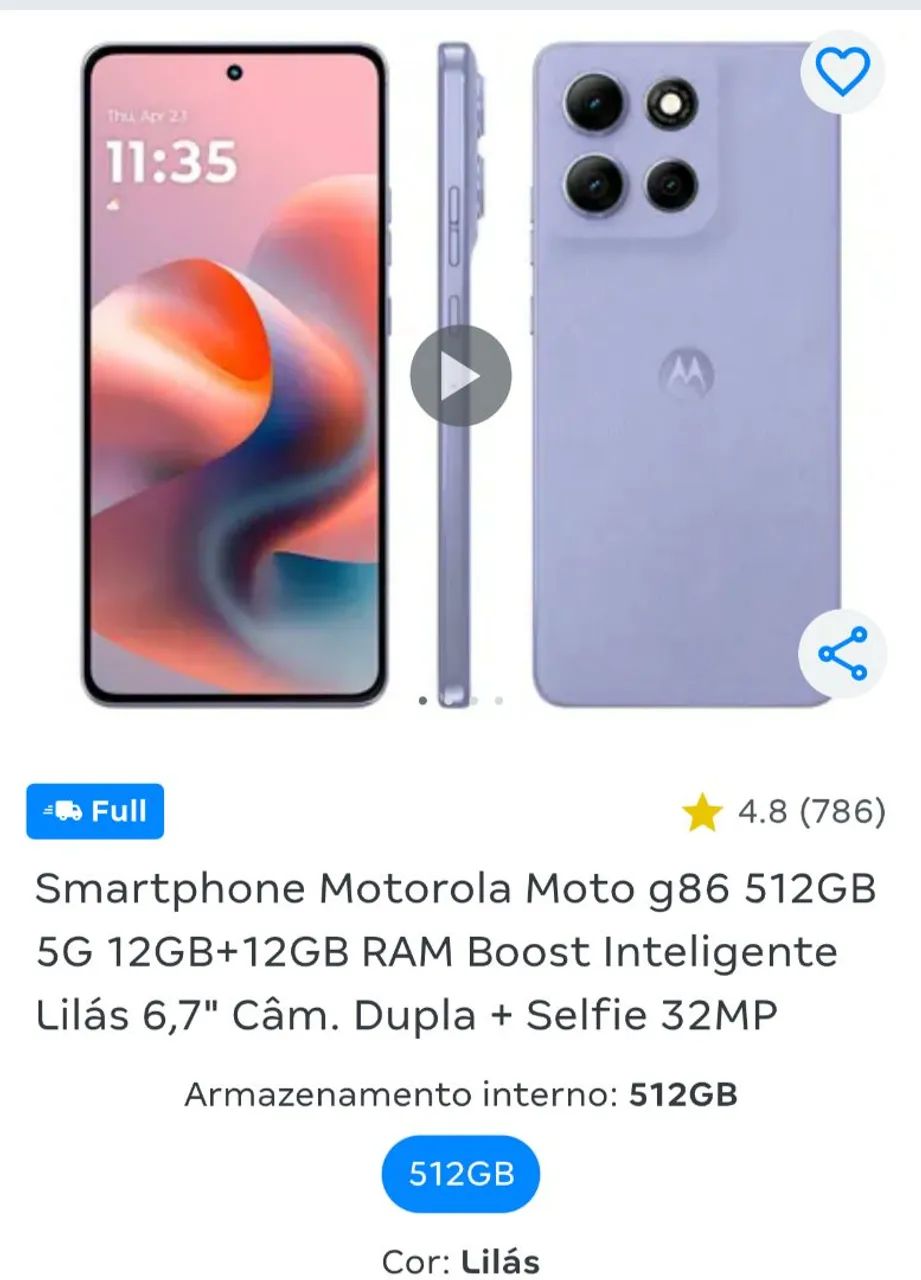 Motorola G86 novo  - Foto 5