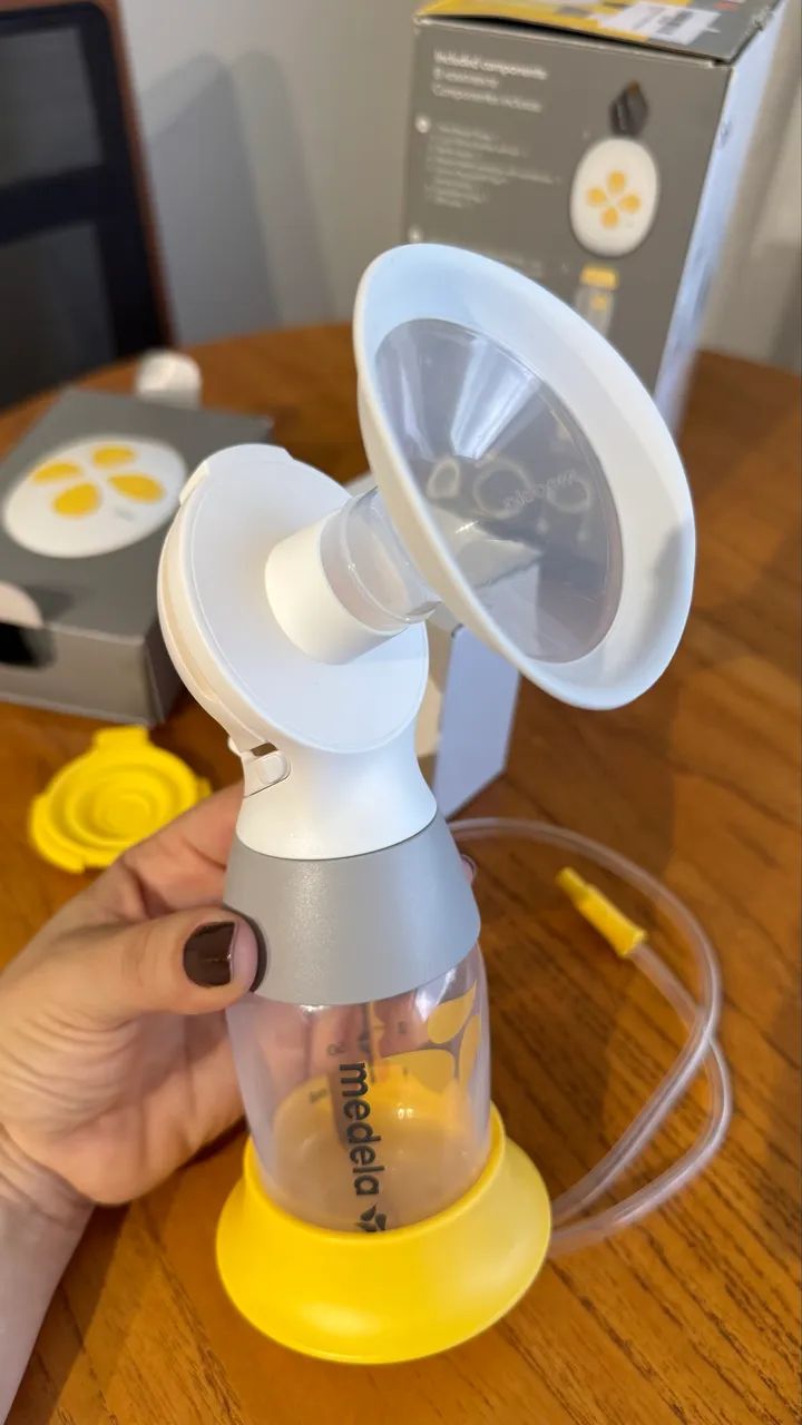 Bomba de leite materno elétrica Medela Solo  - Foto 5