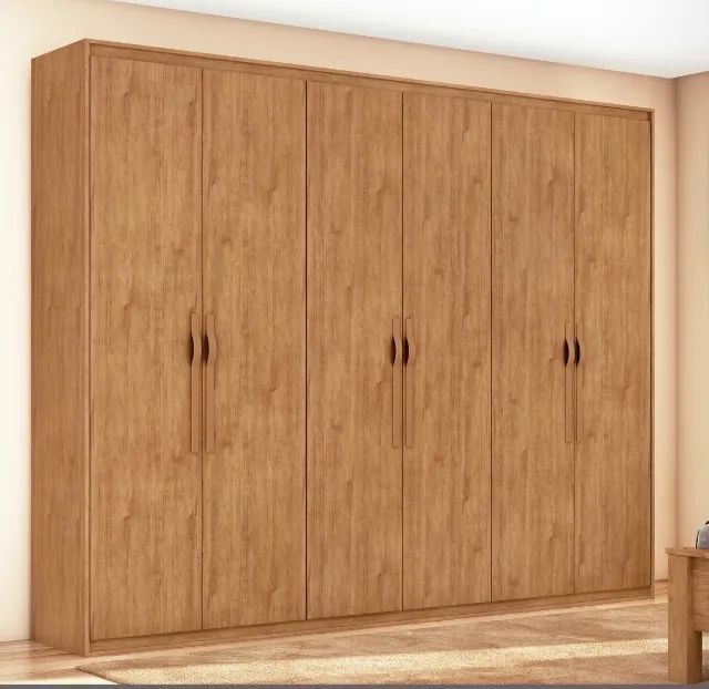 Guarda Roupa 6 Portas Select 270 Amêndoa